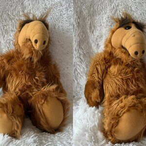 VINTAGE ALF Plush Lot (2) 17 inch Dolls 1980s TV Character Collectibles